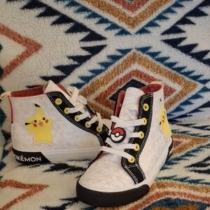 Pokémon Red and Black High-Top Sneakers